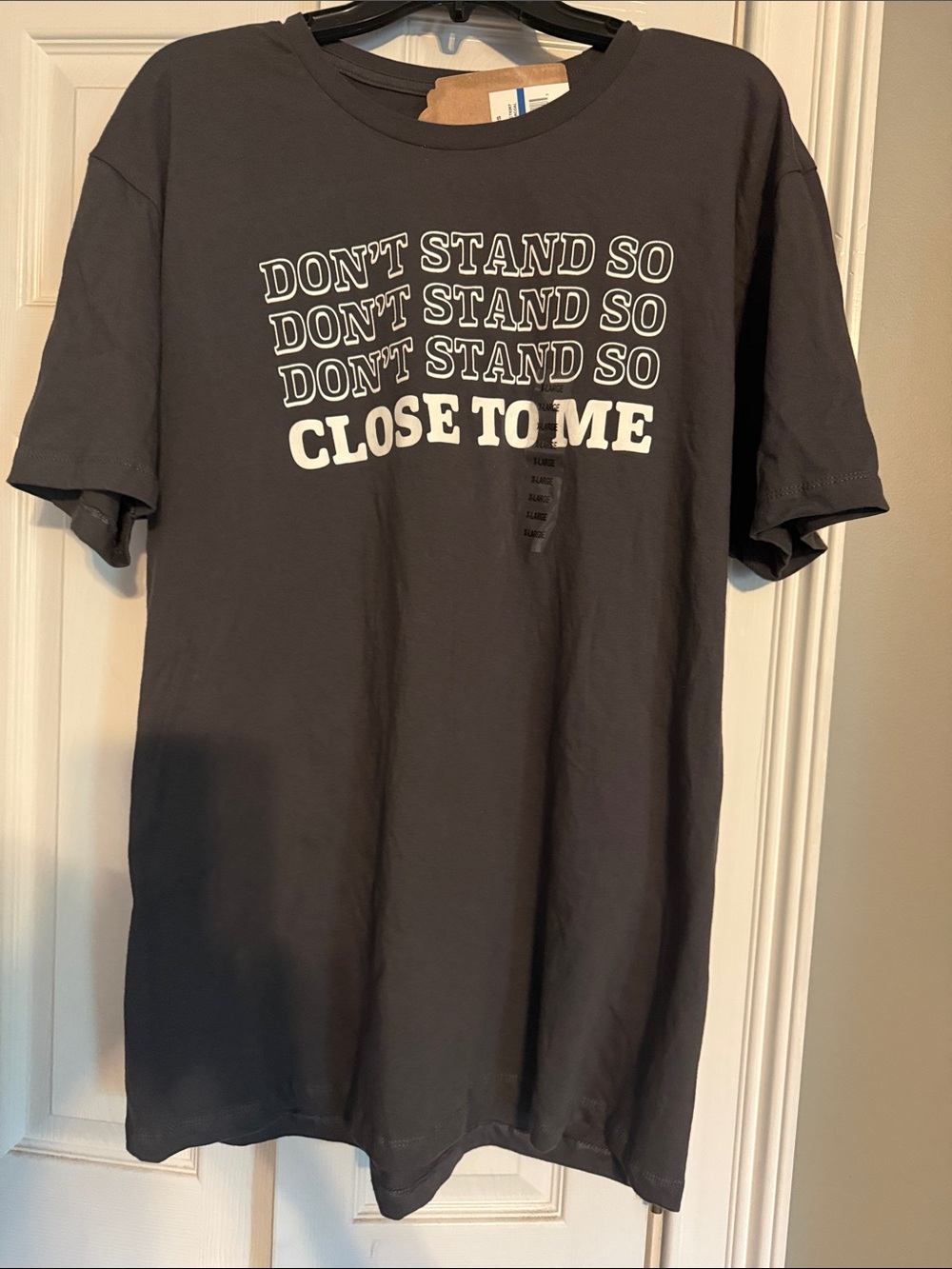 True Craft Charcoal Short-Sleeve Tee with White Stacked Graphic